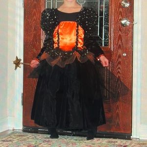 Just Kids Witch Costume with Puff Sleeves
